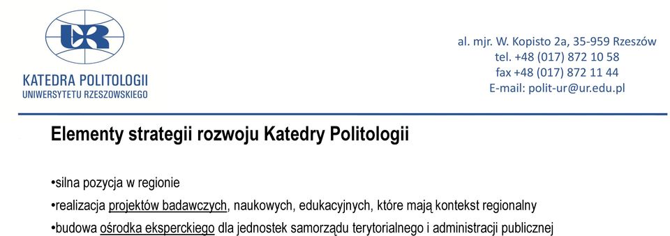 edukacyjnych, które mają kontekst regionalny budowa ośrodka