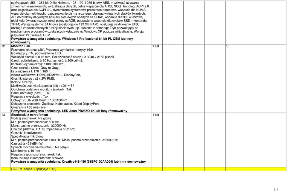 0, dynamiczna systemowa przestrzeń adresowa, wsparcie dla NUMA; wsparcie dla multi-touch, rozpoznawanie pisma ręcznego, obsługa wirtualnych dysków twardych, API do budowy natywnych aplikacji