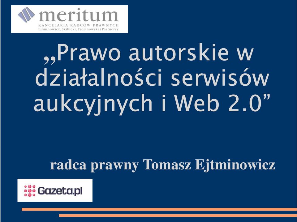 aukcyjnych i Web 2.