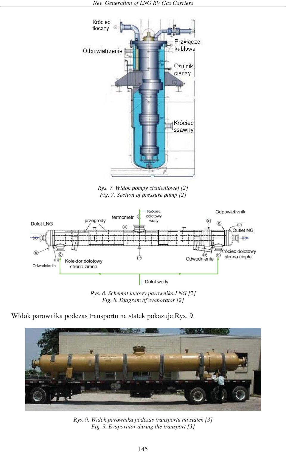 Schemat ideowy parownika LNG [2] Fig. 8.