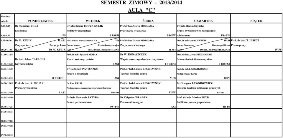 Marek MOZGAWA IIPS Prof.dr hab. Marek MOZGAWA Prof.dr hab.antoni HANUSZ IIAS1 Prof. dr hab. T.