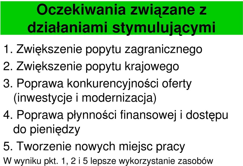 Poprawa konkurencyjności oferty (inwestycje i modernizacja) 4.