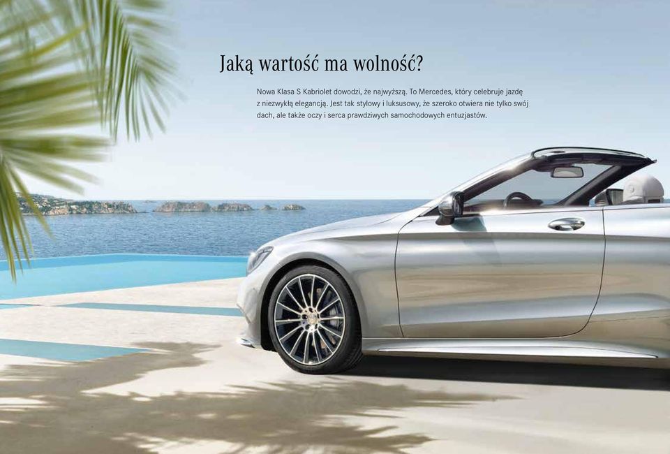 To Mercedes, który celebruje jazdę z niezwykłą elegancją.