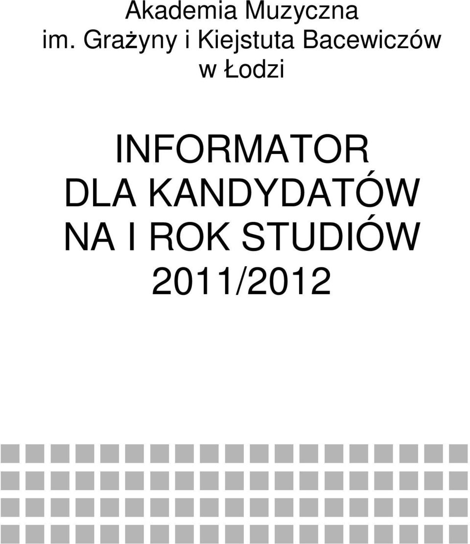 Bacewiczów w Łodzi