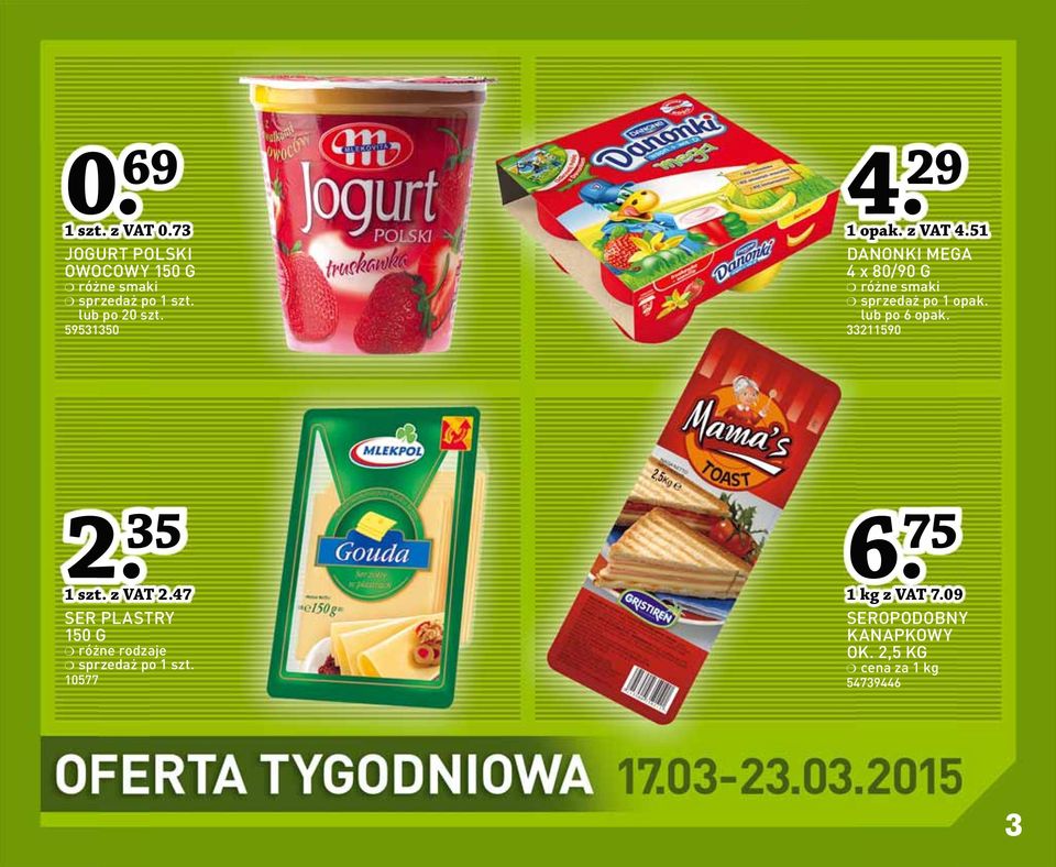 51 DANONKI MEGA 4 x 80/90 G różne smaki sprzedaż po 1 opak. lub po 6 opak.