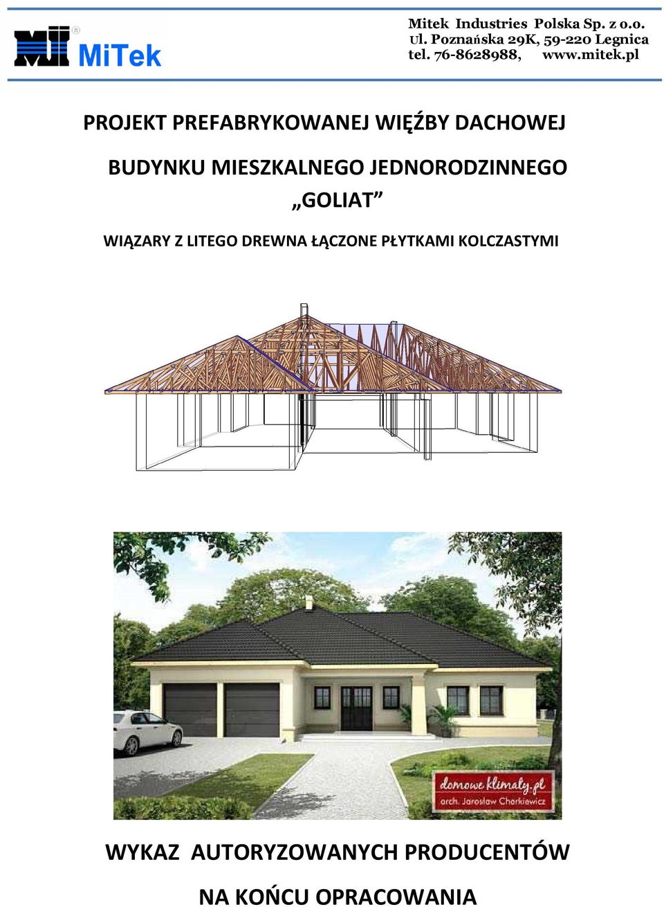 pl PROJEKT PREFABRYKOWANEJ WIĘŹBY DACHOWEJ BUDYNKU MIESZKALNEGO