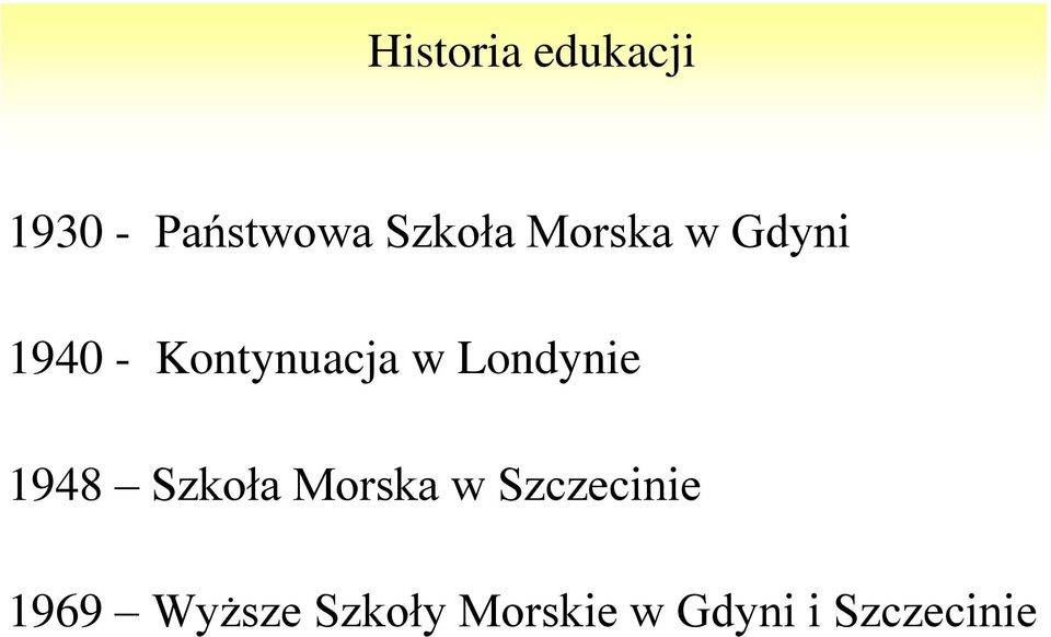 Londynie 1948 Szkoła Morska w Szczecinie