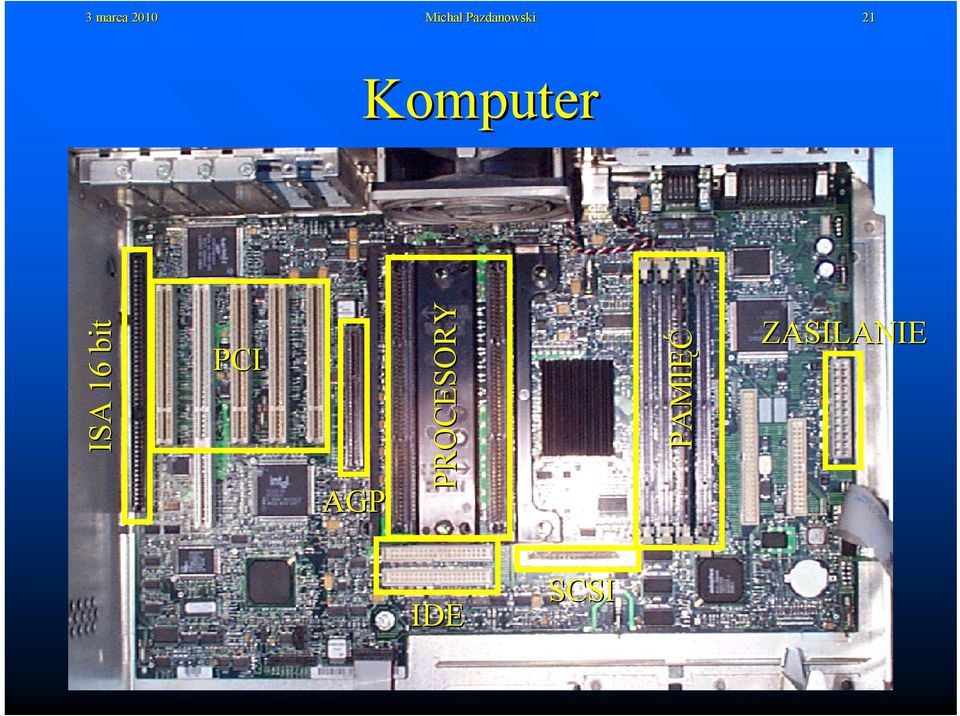 ISA 16 bit PCI AGP