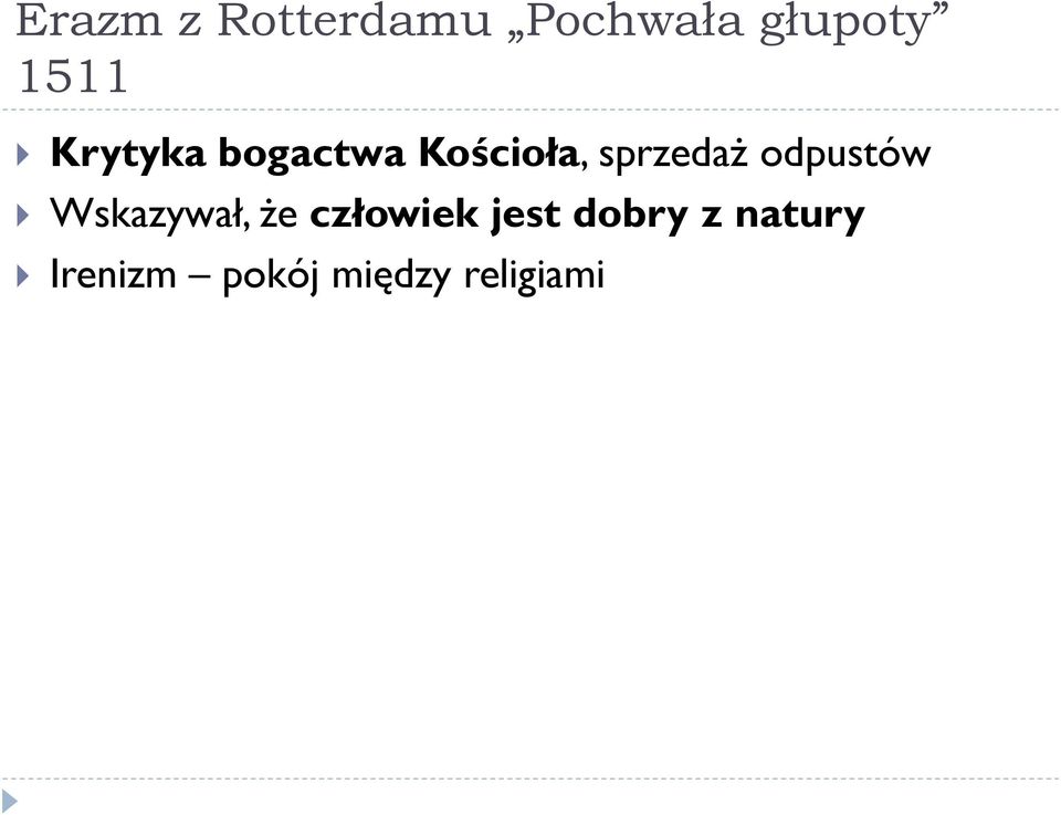 sprzedaż odpustów Wskazywał, że