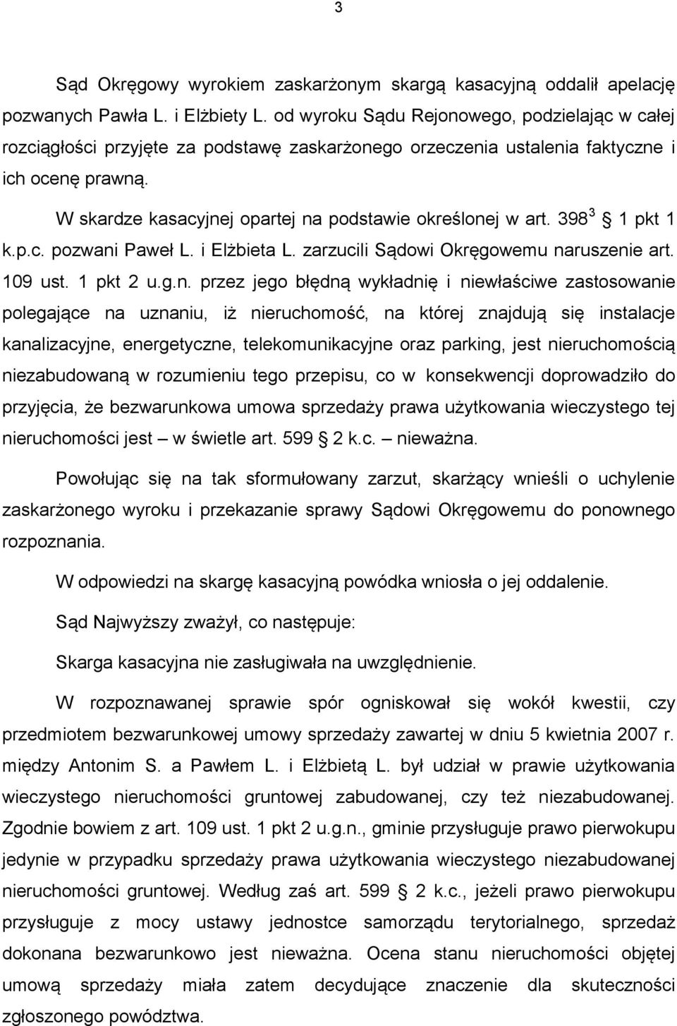 W skardze kasacyjne