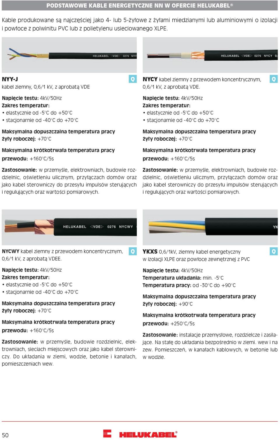 Zakres temperatur: elastycznie od -5 C do +50 C stacjonarnie od -40 C do +70 C Zakres temperatur: elastycznie od -5 C do +50 C stacjonarnie od -40 C do +70 C żyły roboczej: +70 C żyły roboczej: +70 C