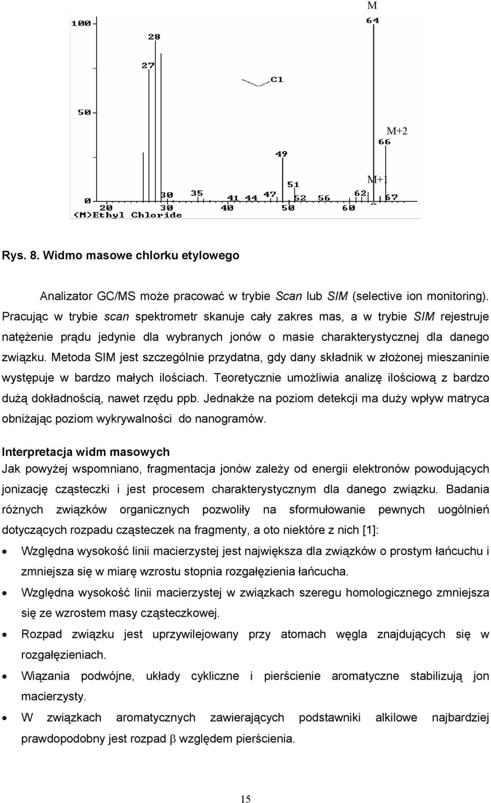 Metoda SIM jest szczególnie przydatna, gdy dany składnik w złożonej mieszaninie występuje w bardzo małych ilościach.