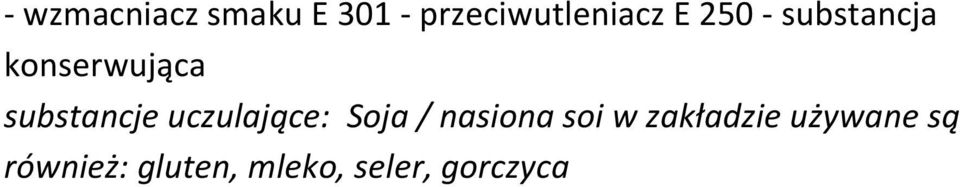 konserwująca Soja / nasiona soi w