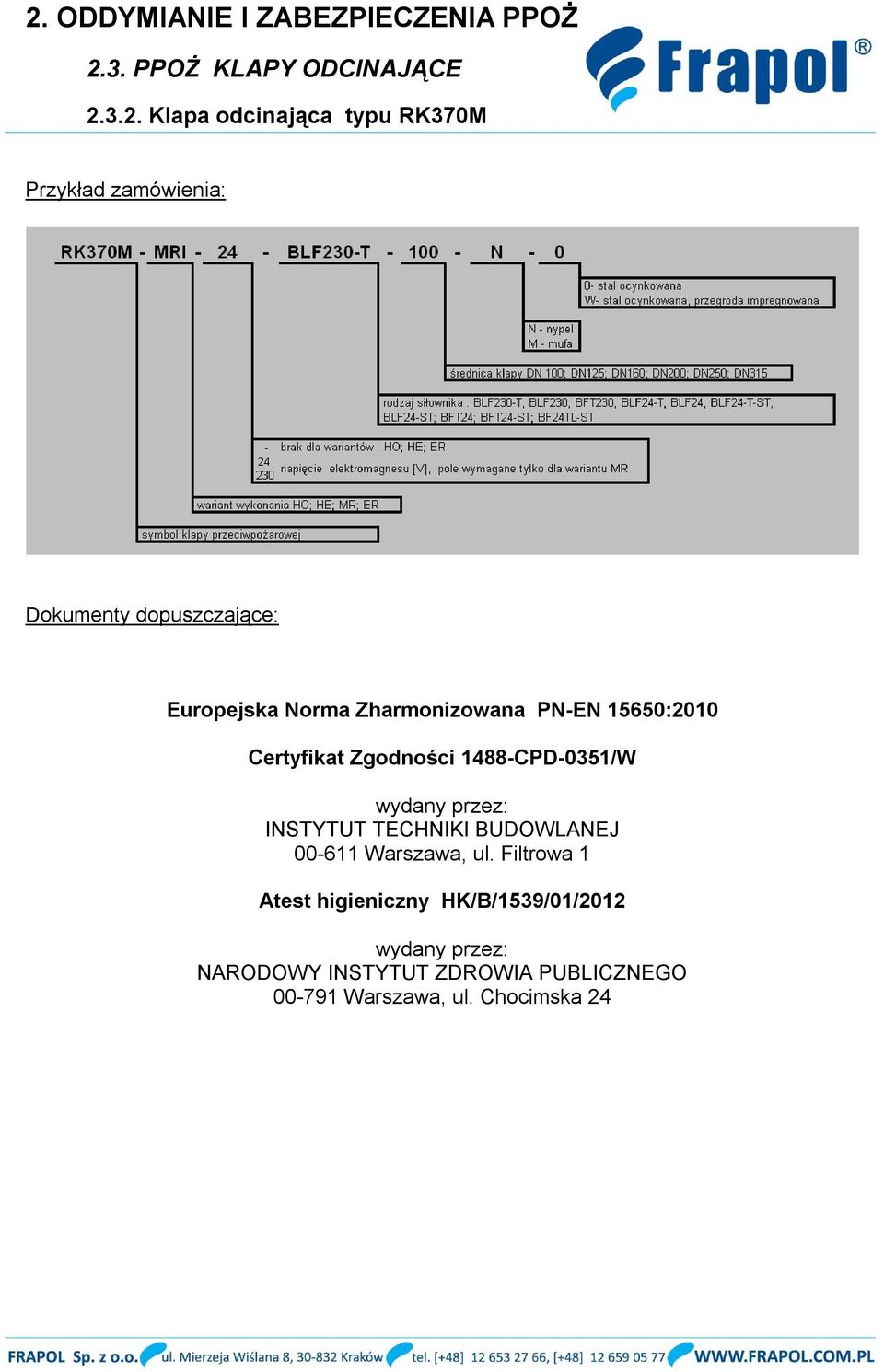 TECHNIKI BUDOWLANEJ 00-611 Warszawa, ul.