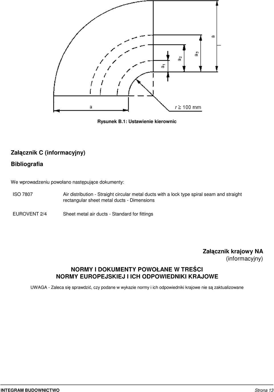 distribution - Straight circular metal ducts with a lock type spiral seam and straight rectangular sheet metal ducts - Dimensions Sheet metal