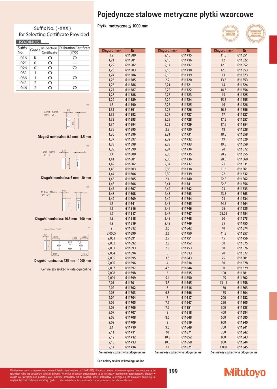 5 Długość nominalna: 5 Długość () Nr, 658, 658, 658,3 6583, 658,5 6585,6 6586,7 6587,8 6588, 658,3 65,3 65,3 65,33 653,3 65,35 655,36 656,37 657,38 658,3 65, 66, 66, 66,3 663, 66,5 665,6 666,7 667,8