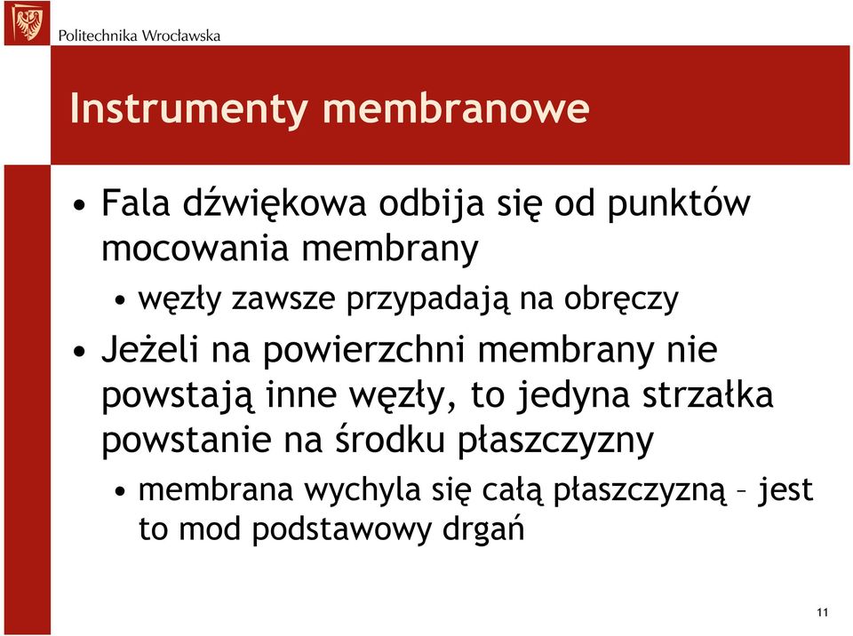 membrany nie powstają inne węzły, to jedyna strzałka powstanie na środku