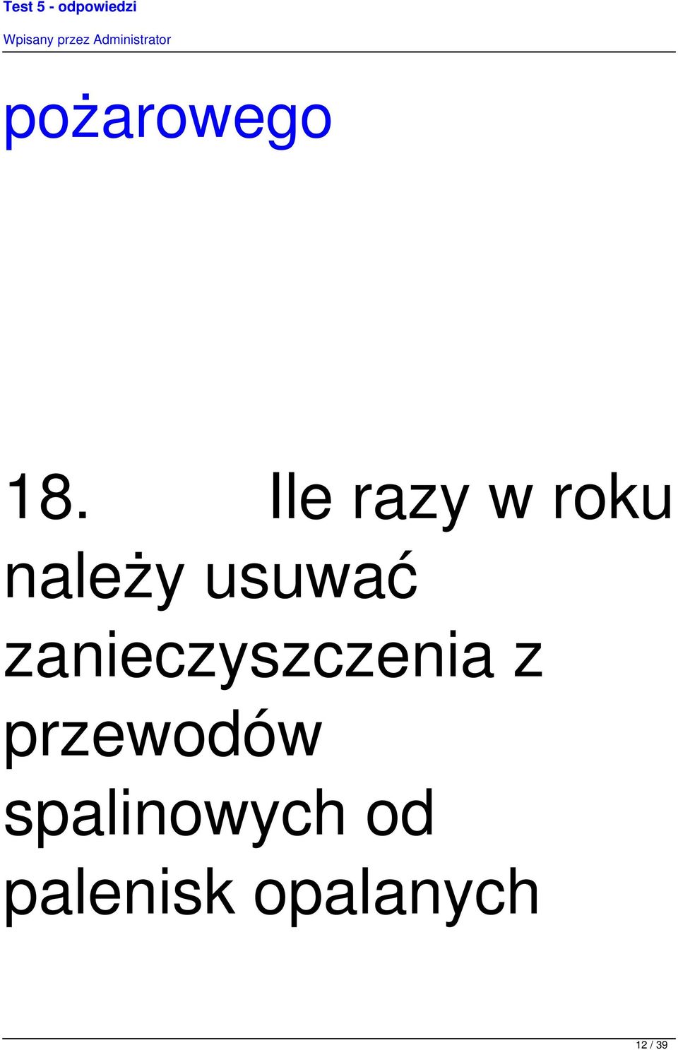 usuwać zanieczyszczenia z