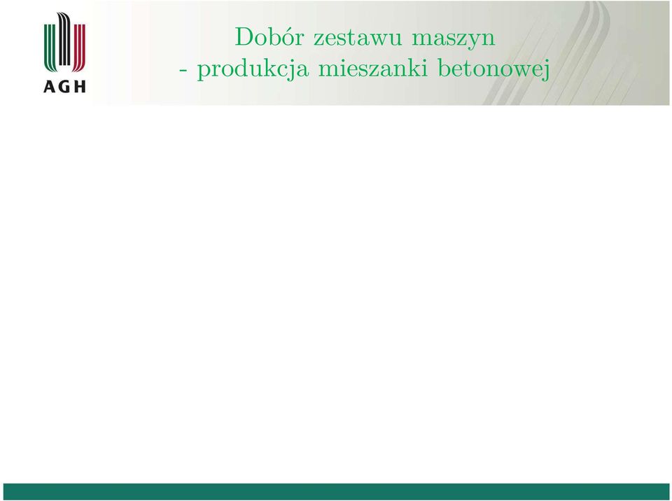 beoniarki: n c V V be zar gdzie: V be nominalna pojemność bębna beonomieszarki