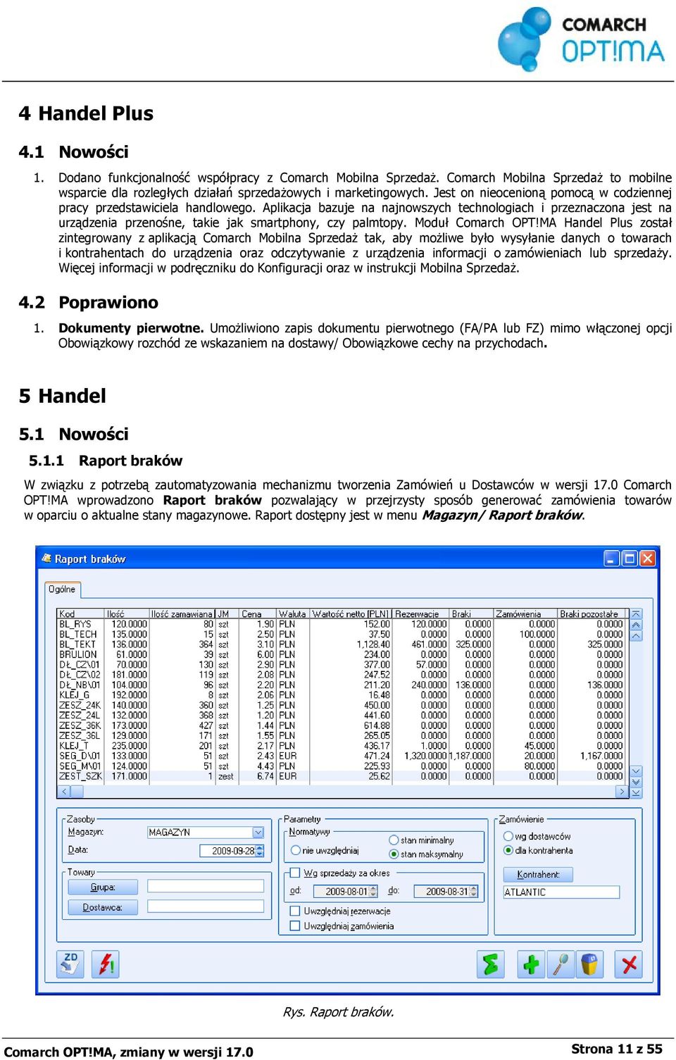 Moduł Comarch OPT!