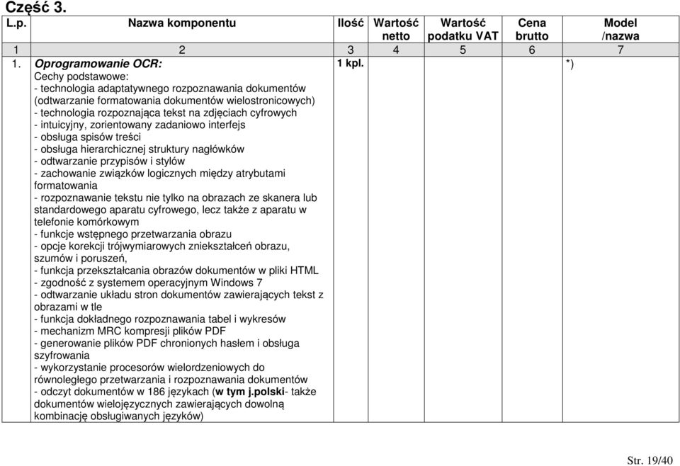 zorientowany zadaniowo interfejs - obsługa spisów treści - obsługa hierarchicznej struktury nagłówków - odtwarzanie przypisów i stylów - zachowanie związków logicznych między atrybutami formatowania