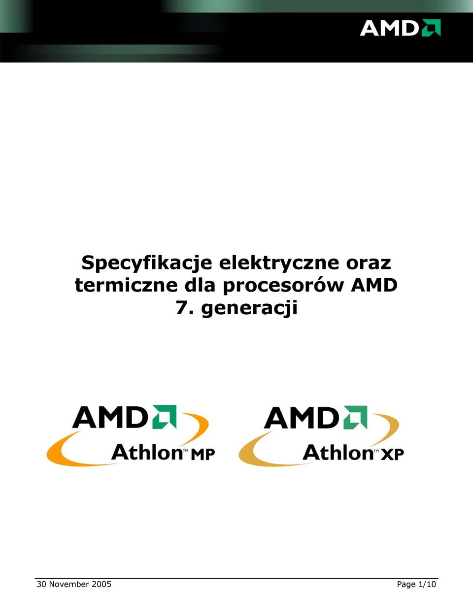 procesorów AMD 7.