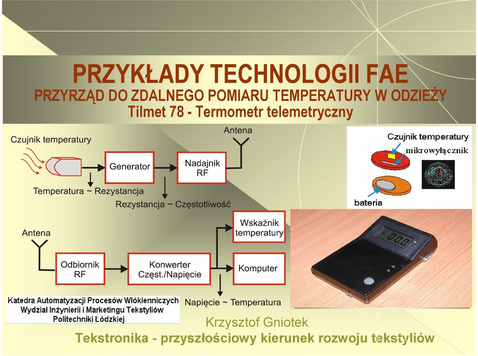 TEMPERATURY W ODZIEŻY Tilmet