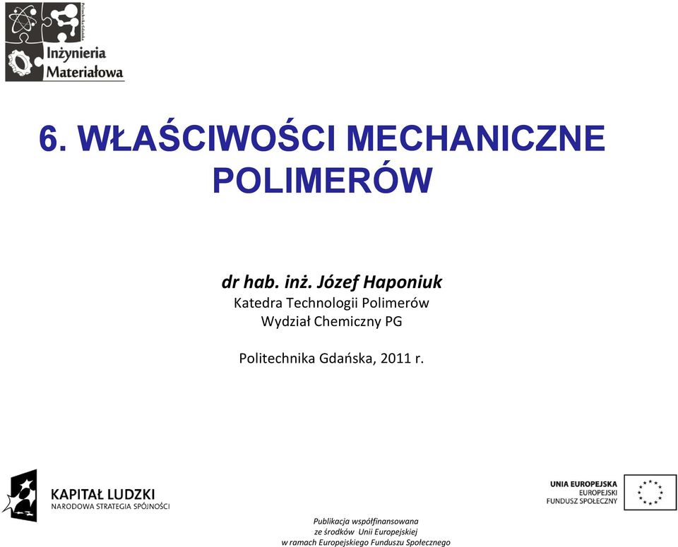 Chemiczny PG Politechnika Gdaoska, 2011 r.