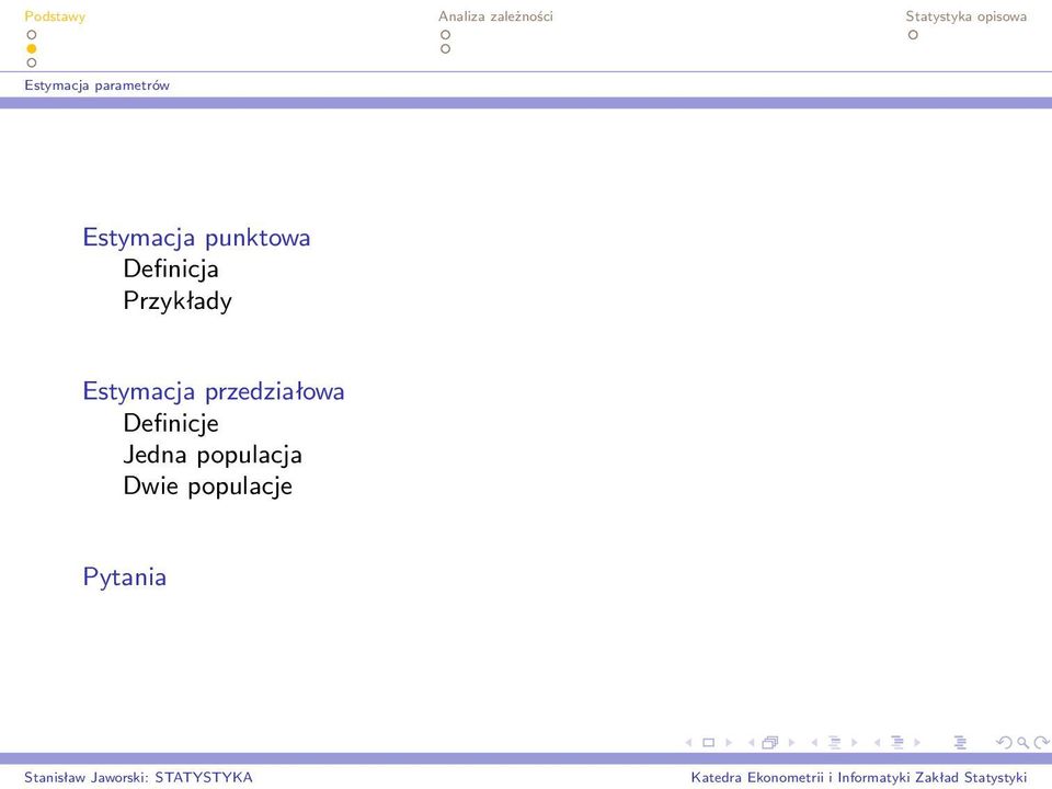 punktowa Definicja Przykłady Estymacja