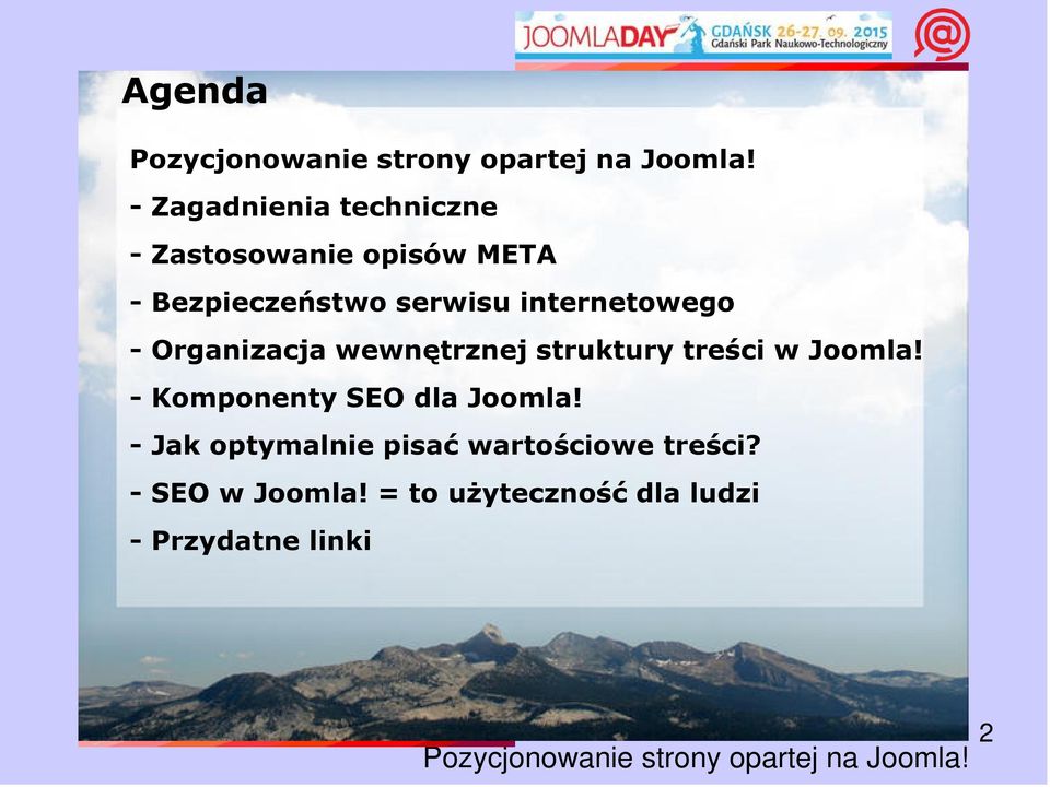 - Organizacja wewnętrznej struktury treści w Joomla! - Komponenty SEO dla Joomla!