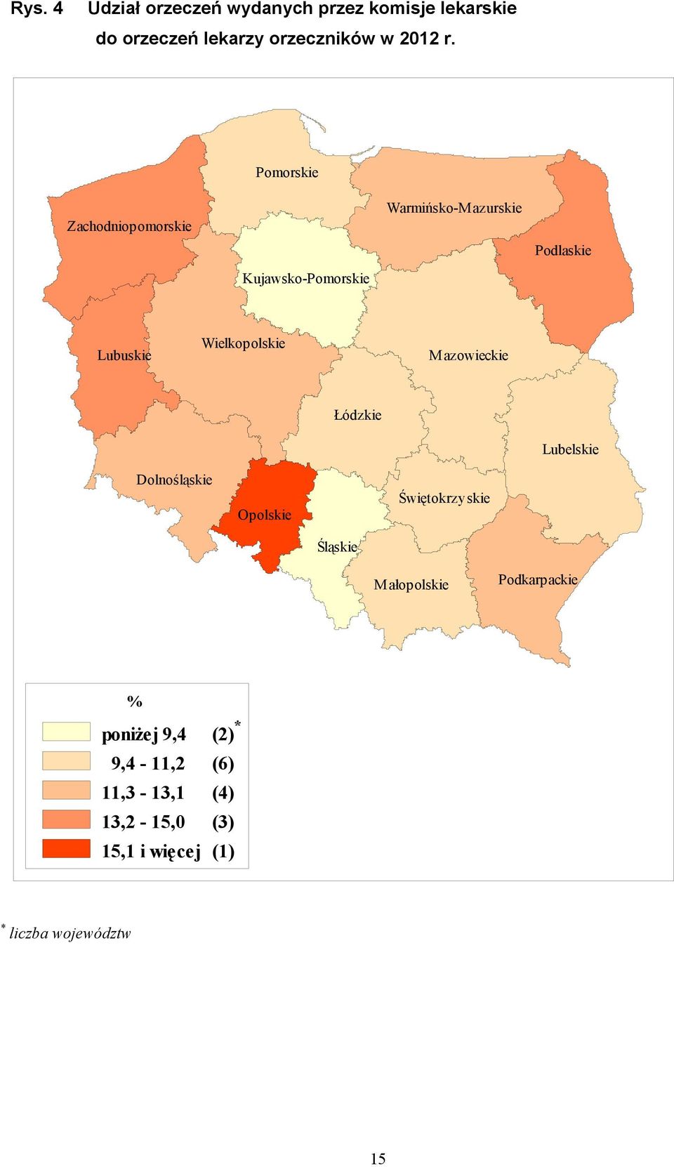 Mazowieckie Łódzkie Lubelskie Dolnośląskie Opolskie Świętokrzyskie Śląskie Małopolskie Podkarpackie