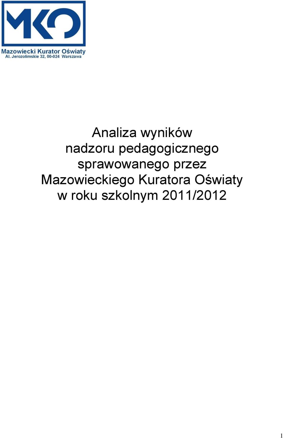 przez Mazowieckiego Kuratora