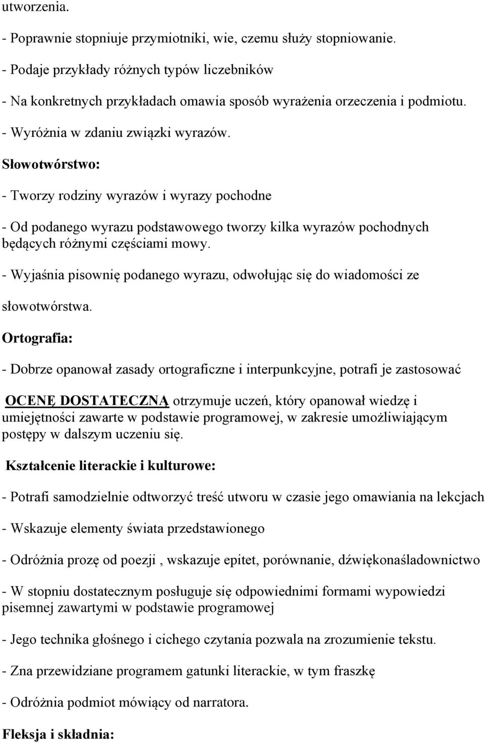 - Wyjaśnia pisownię podanego wyrazu, odwołując się do wiadomości ze słowotwórstwa.