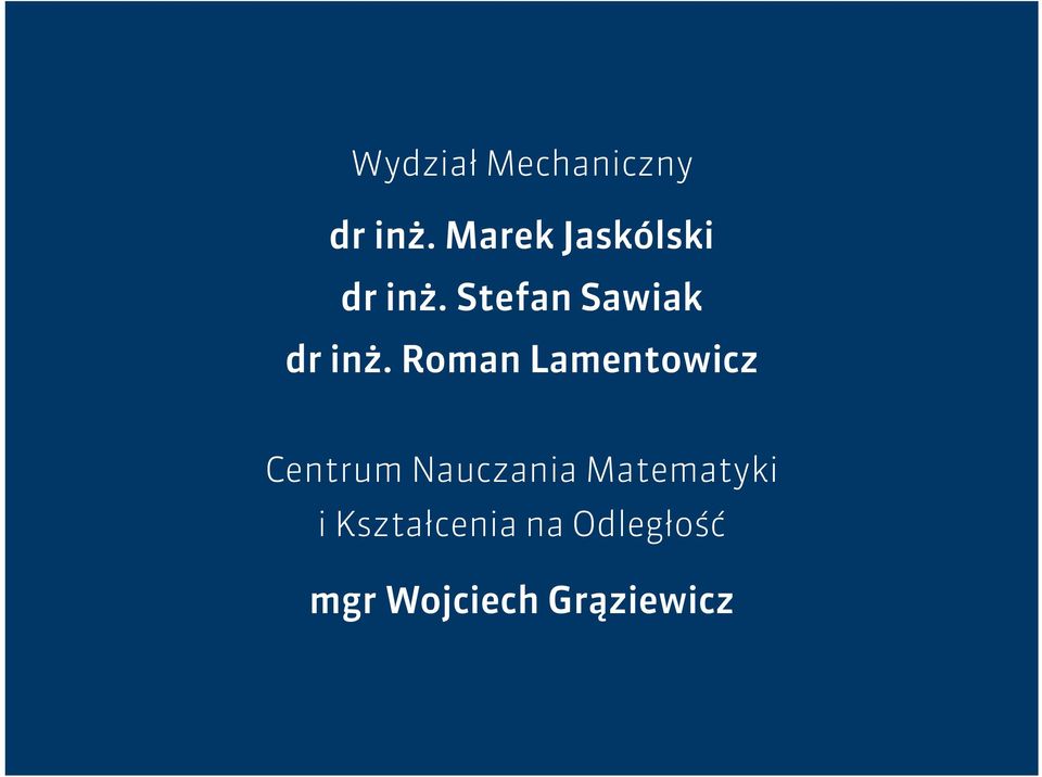 Stefan Sawiak dr inż.