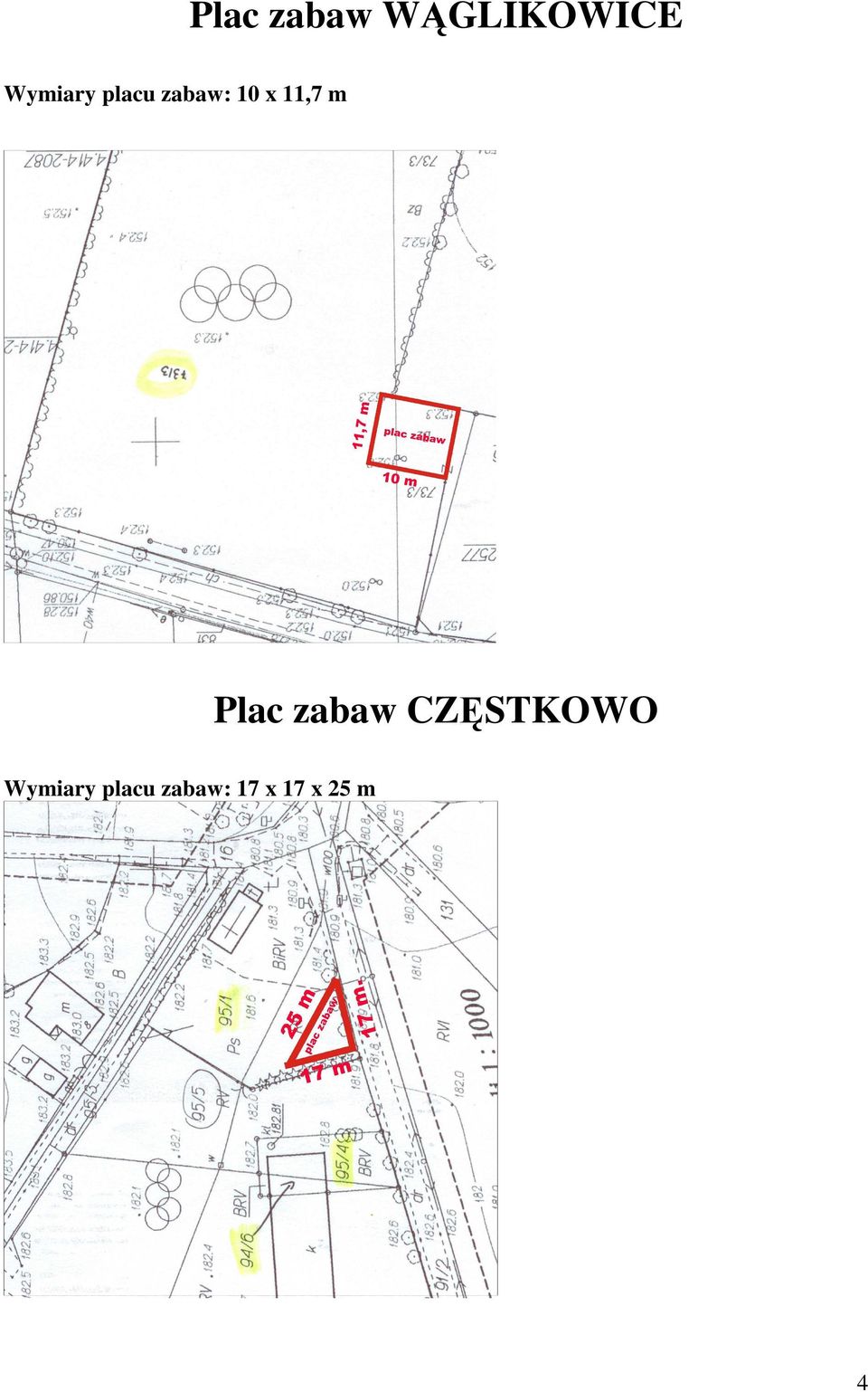 11,7 m Plac zabaw CZĘSTKOWO