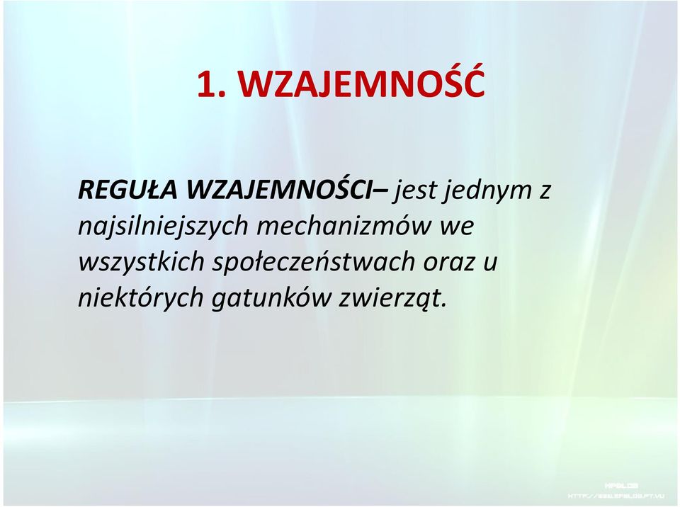 mechanizmów we wszystkich