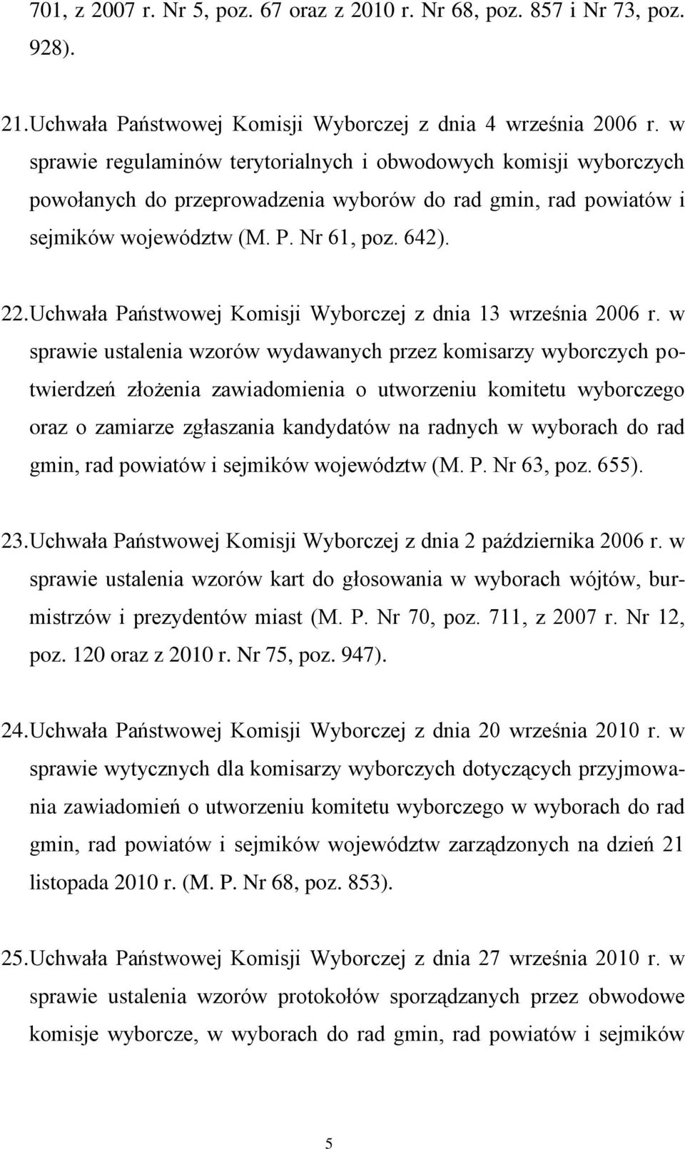 Uchwała Państwowej Komisji Wyborczej z dnia 13 września 2006 r.