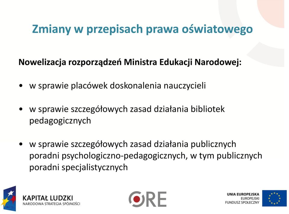 zasad działania bibliotek pedagogicznych w sprawie szczegółowych zasad działania