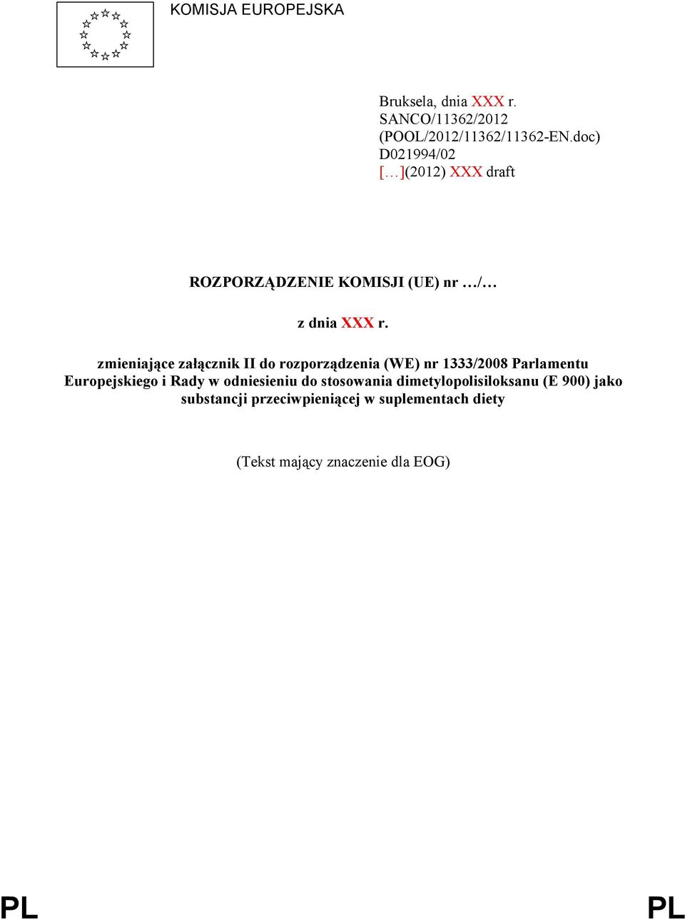 zmieniające załącznik II do rozporządzenia (WE) nr 1333/2008 Parlamentu Europejskiego i Rady w