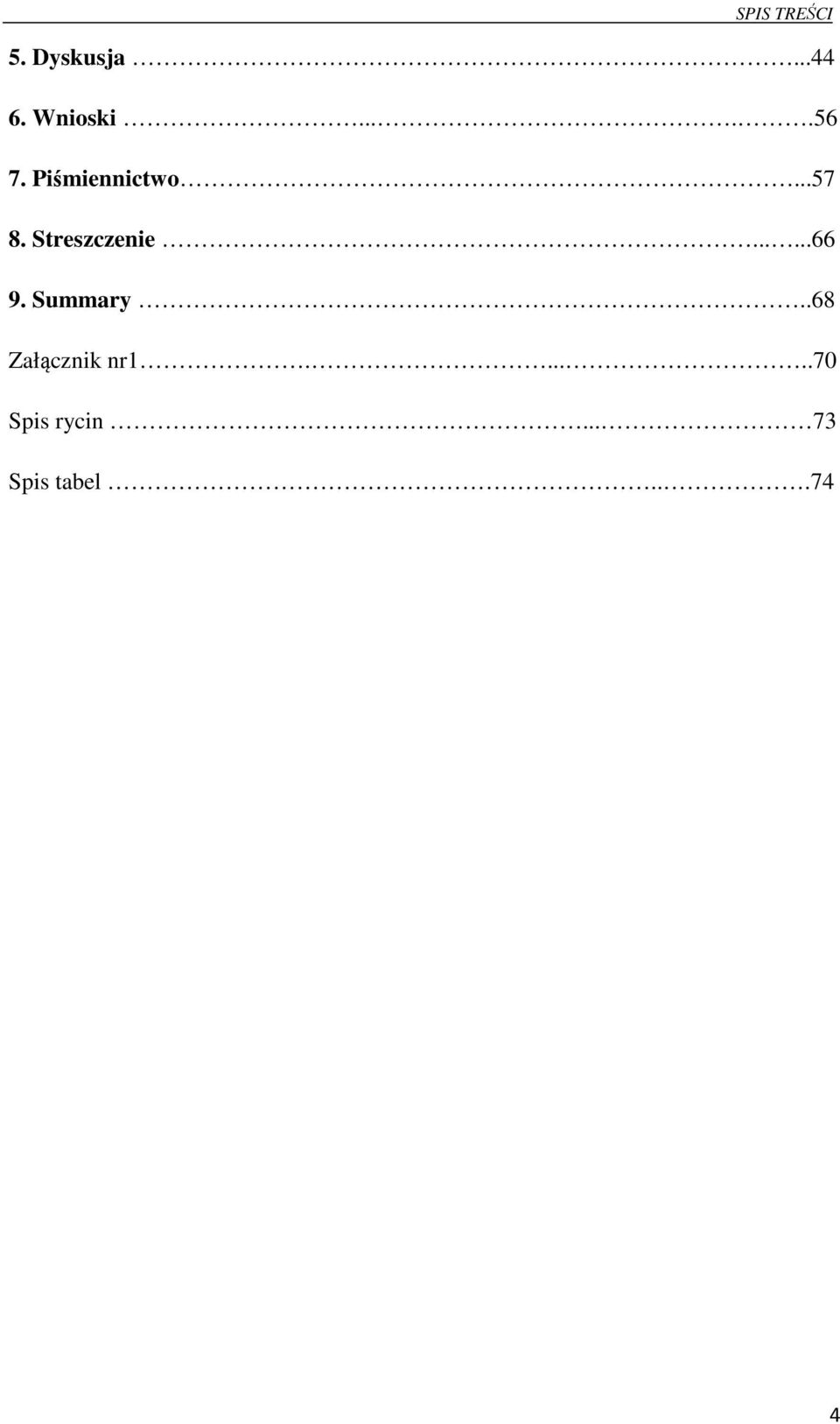 Streszczenie......66 9. Summary.