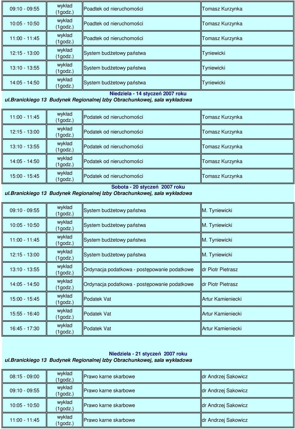 branickiego 13 Budynek Regionalnej Izby Obrachunkowej, sala owa Tyniewicki Tyniewicki Tyniewicki M.