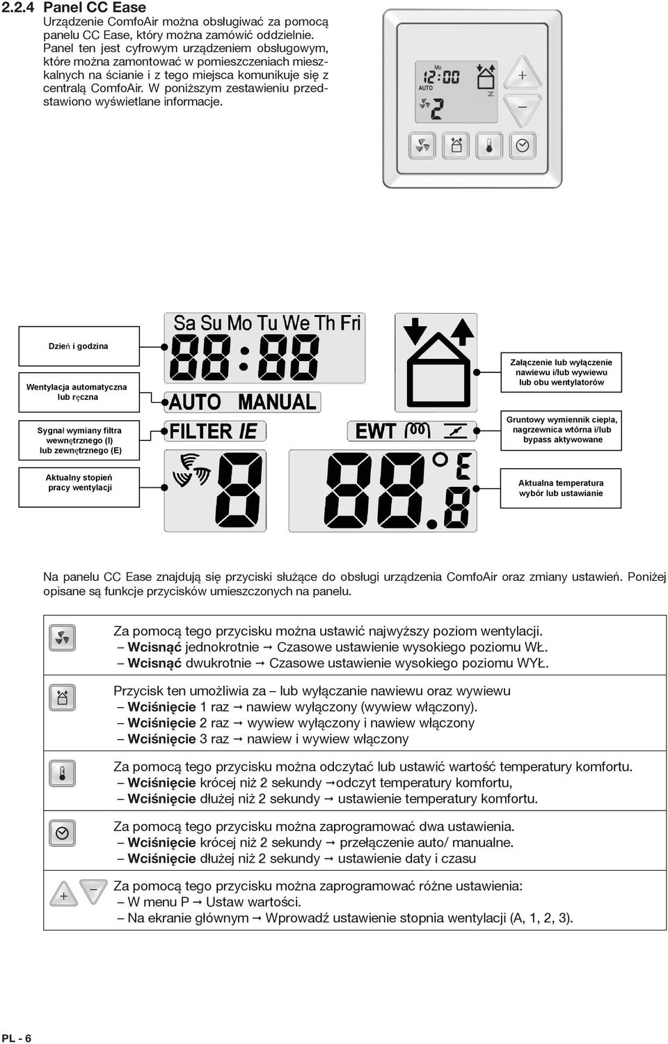 W poniższym zestawieniu przedstawiono wyświetlane informacje.