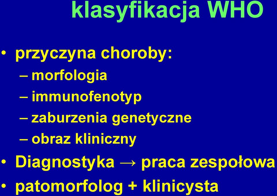 genetyczne obraz kliniczny