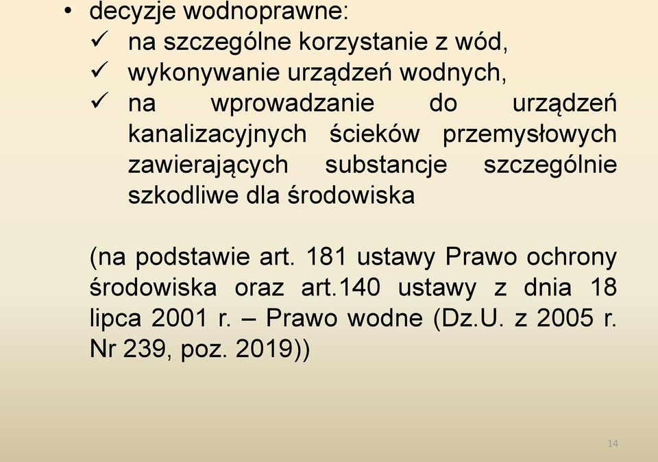 szczególnie szkodliwe dla środowiska (na podstawie art.