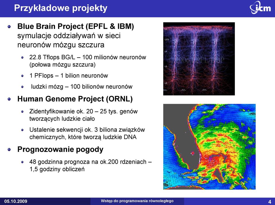 Human Genome Project (ORNL) Zidentyfikowanie ok. 20 25 tys. genów tworzących ludzkie ciało Ustalenie sekwencji ok.