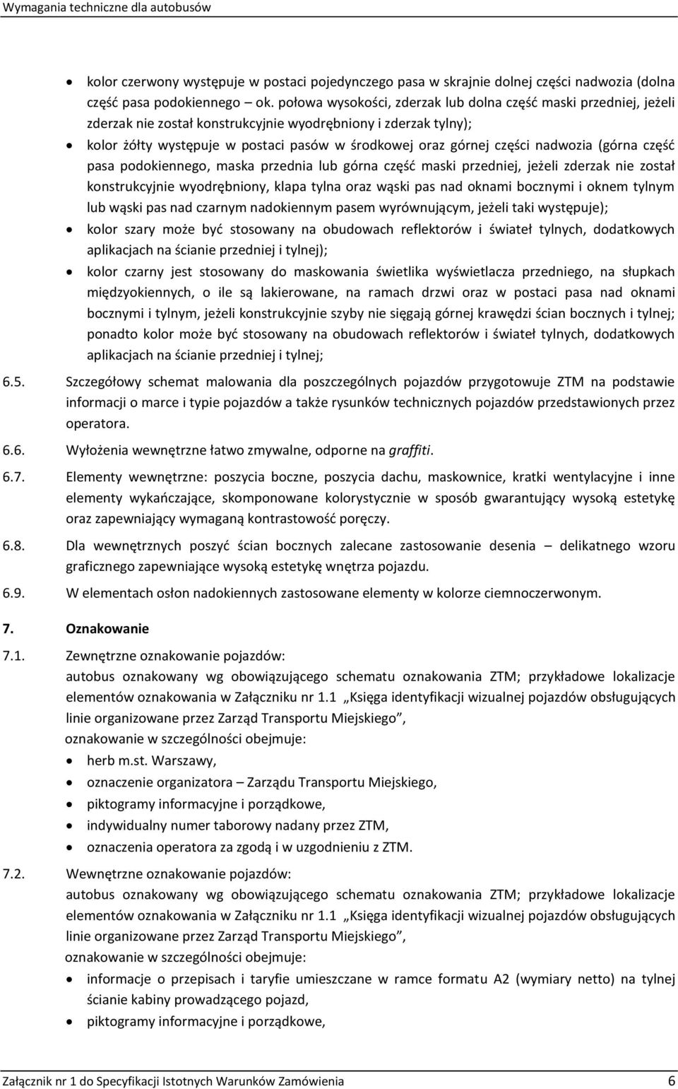 nadwozia (górna część pasa podokiennego, maska przednia lub górna część maski przedniej, jeżeli zderzak nie został konstrukcyjnie wyodrębniony, klapa tylna oraz wąski pas nad oknami bocznymi i oknem