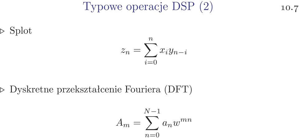 Dyskretne przekształcenie