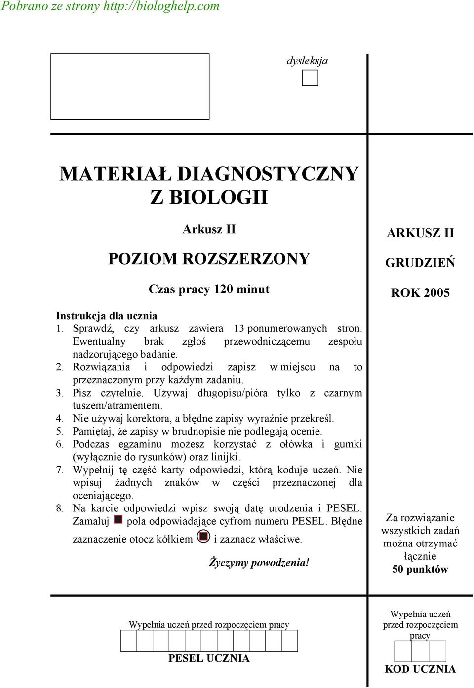 Rozwiązania i odpowiedzi zapisz w miejscu na to przeznaczonym przy każdym zadaniu. 3. Pisz czytelnie. Używaj długopisu/pióra tylko z czarnym tuszem/atramentem. 4.