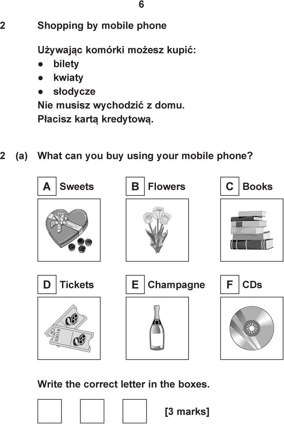 6 2 (a) What can you buy using your mobile phone?