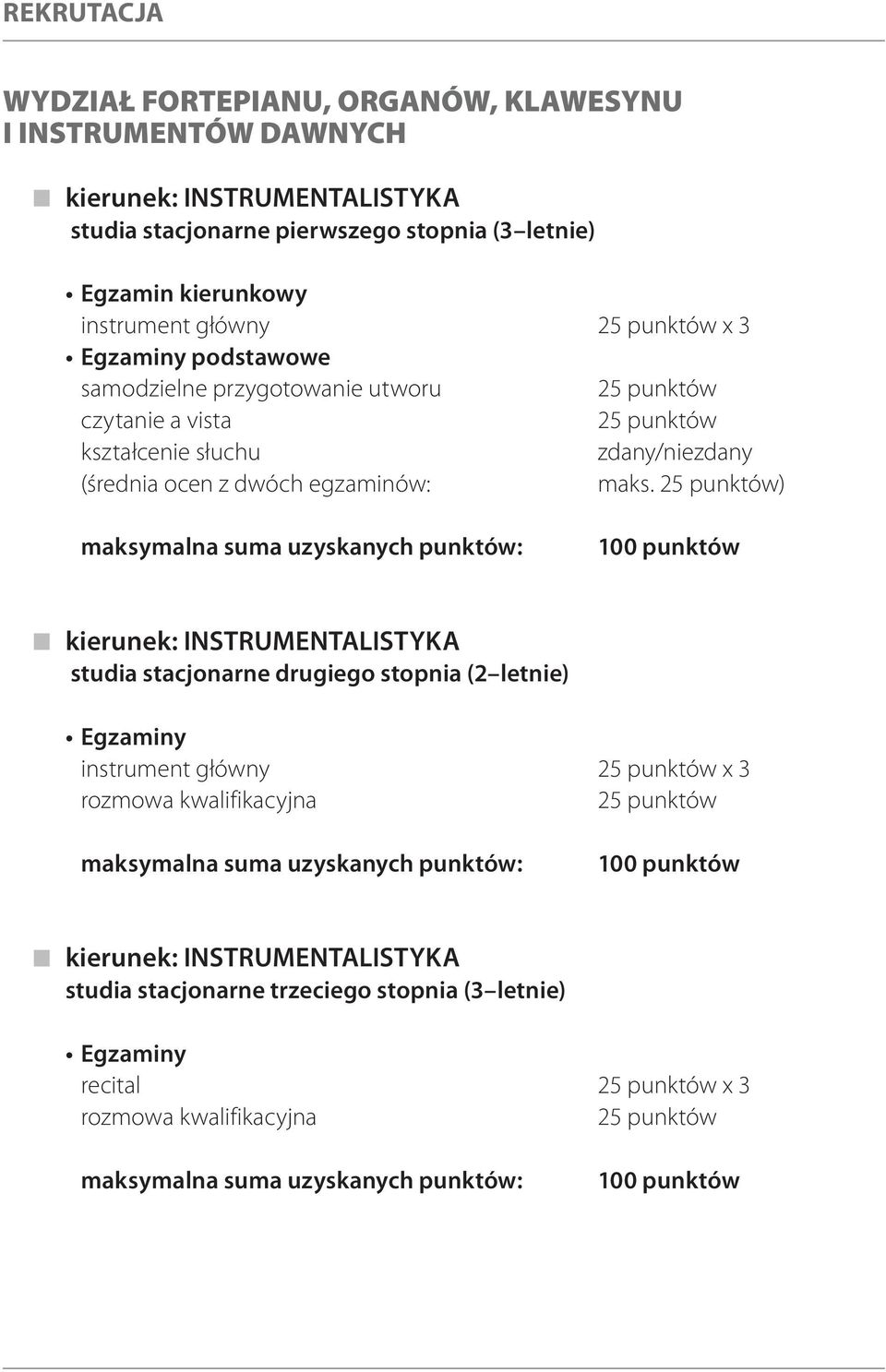 czytanie a vista zdany/niezdany (średnia ocen z dwóch egzaminów: maks.